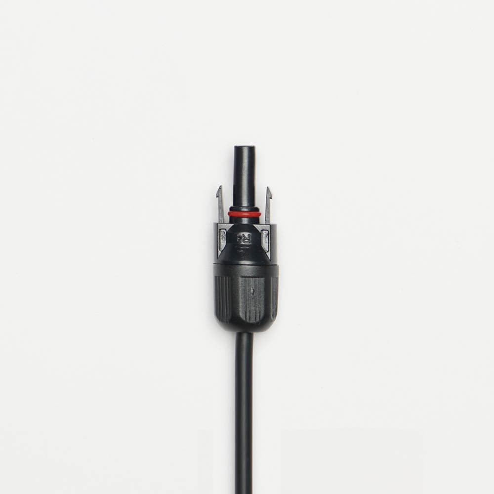 3m Solarkabel (4mm²) schwarz – Solarstecker beidseitig