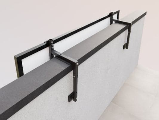 Modulhalterung Betonbalkon Typ 1 Set 1 (70-150 mm) - Neue Generation